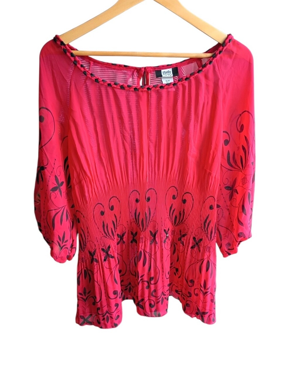 NWOT Studio 1940 Pull Over Top Size 14/16
